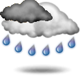 Forecast: Precipitation at frequent intervals